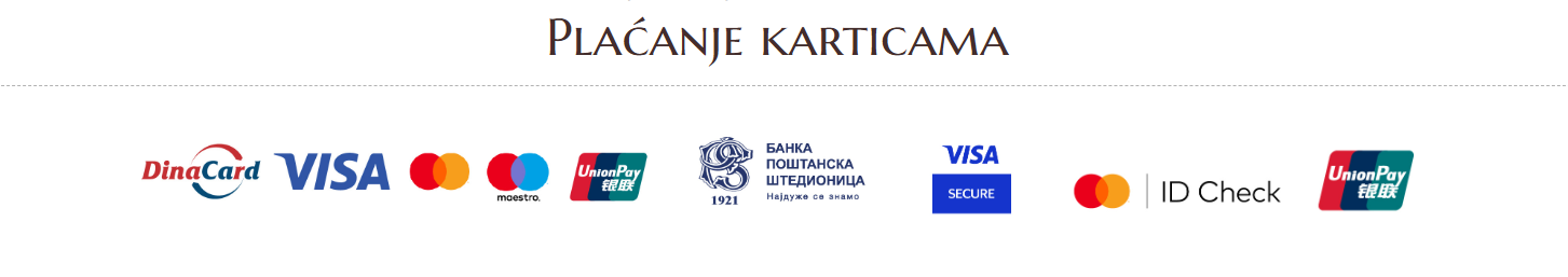 Prihvaćene platne kartice